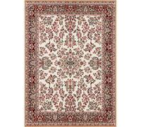 The Rugs Design Velours Vintage Rug - Soft Polypropylene Classic Oriental Style In White White