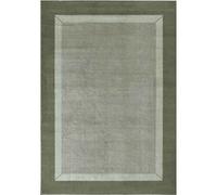 Designer Velours Green Runner “Band” - Classic Elegance - 120X170 cm