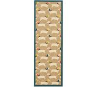 The Rugs Dog Themed Washable Bright Doggie Mat and Runner - 50X150 cm