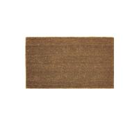 The Rugs Durable Coir Scraper Plain Doormat - 45X75 cm