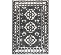 The Rugs Dynamic Reversible Indoor & Outdoor Rug Polypropylene Oriental Rug In Black