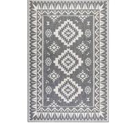 The Rugs Dynamic Reversible Indoor & Outdoor Rug Polypropylene Oriental Rug In Grey