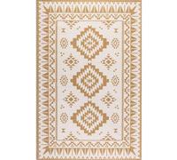 The Rugs Dynamic Reversible Indoor & Outdoor Rug Polypropylene Oriental Rug In Yellow