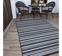 The Rugs Ecology Collection Outdoor Rugs In Black 300Bl