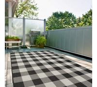 The Rugs Ecology Collection Outdoor Rugs In Black 700Bl