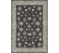 THE RUGS Farah Washable Persian Classic Rug - Soft Polyester Runner Design in Black | Size: 160 cm x 230 cm THE RUGS Black 160 cm x 230 cm