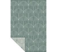 Pangli Flatweave Reversible Green Rug Indoor-Outdoor - 240X330 cm
