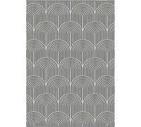 The Rugs Flatweave Indoor Outdoor Reversible Rug Pangli Durable Polypropylene In Grey