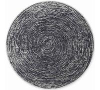 Gloria Dark Grey Round Rug - Cavallo - Ø 120 cm