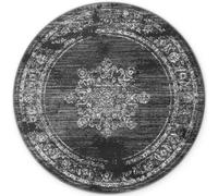 Gloria Dark Grey Round Rug - Lydia - Ø 120 cm