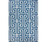 The Rugs Greek Key Blue Rug Geometric Design - 120X170 cm