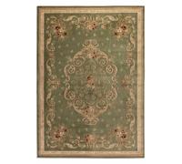 THE RUGS Herat Orient Teppich Obe Rug - Oriental Floral Damask Polypropylene in Green | Size: 120 cm x 170 cm THE RUGS Green 120 cm x 170 cm