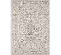 The Rugs Indoor Outdoor Rug Navarino Vintage Bordered Polypropylene Design In Cream Cream 200cm x 290cm