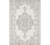 The Rugs Indoor Outdoor Rug Tilos Vintage Oriental Polypropylene Durable In Cream