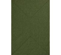 THE RUGS Indoor Outdoor Trenzado Rug Polypropylene Bordered Plain Design in Green | Size: 200 cm diameter THE RUGS Green 200 cm diameter