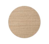 THE RUGS Jaipur Natural Round Jute Rug Handwoven Durable Dirt-Repellent Carpet in Beige | Size: 160 cm diameter THE RUGS Beige 160 cm diameter