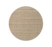 Jaipur Natural Brown Round Jute Rug - Ø 160 cm
