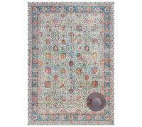 The Rugs Keshan Maschad Rug And Runner Oriental Style Polyester 5mm Pile Rug In Green