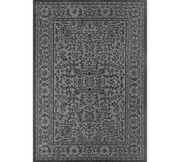 The Rugs Kona Reversible Rug Indoor Outdoor Flat Woven Polypropylene Low Pile In Black
