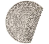 Indoor - Outdoor Round Lilja Vintage Grey Rug - Ø 200 cm