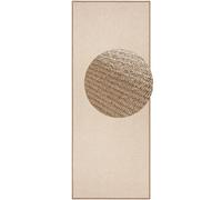 The Rugs Loop Runner Rug Non Slip Polypropylene Easy Care Low Pile In Beige