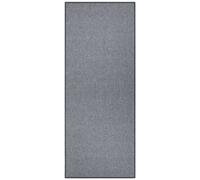 The Rugs Loop Runner Rug Non Slip Polypropylene Easy Care Low Pile In Grey
