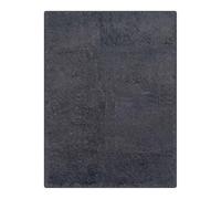 THE RUGS Lush Shaggy Rug Living Room - Washable Non-Slip Medium 120x160 cm, Dark Grey 3.5 cm Soft Thick Pile Bedroom Nursery