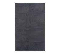 THE RUGS Lush Shaggy Rug Living Room - Washable Non-Slip Small 50x80 cm, Dark Grey 3.5 cm Soft Thick Pile Bedroom Nursery