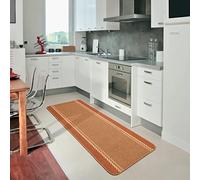 THE RUGS - Machine Washable Area Rugs & Runners for Living room, bedroom kitchen hallways Bordered Design|Terracotta 180x67 cm