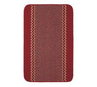 THE RUGS - Machine Washable Area Rugs & Runners for Living room, bedroom kitchen hallways Bordered Design|Red 100x67 cm