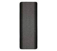 THE RUGS - Machine Washable Area Rugs & Runners for Living room, bedroom kitchen hallways Bordered Design|Black 150x100 cm