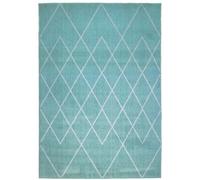 The Rugs Maestro Collection Berber Design Rug In Duck Egg Blue 3649 Bs33