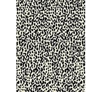 THE RUGS Maestro Collection Dalmation Design Rug in Black & White | 46-3616 | Size: 67 cm x 200 cm THE RUGS Black 67 cm x 200 cm