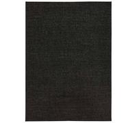 THE RUGS Miami Reversible Indoor Outdoor Rug Flatweave Polypropylene Rug in Black | Size: 80 cm x 350 cm THE RUGS Black 80 cm x 350 cm