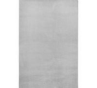 THE RUGS Modern Plain Rug Uni Colours Short Pile Polypropylene Area Rug in Grey | Size: 80 cm x 150 cm THE RUGS Grey 80 cm x 150 cm