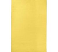 THE RUGS Modern Plain Rug Uni Colours Short Pile Polypropylene Area Rug in Yellow | Size: 133 cm x 195 cm THE RUGS Yellow 133 cm x 195 cm
