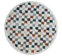 The Rugs Moodi Shaggy Multicolour Pulseway Rug Runner Tartan Thick High Pile For Living Rooms, Bedrooms, Hallways, Kitchens