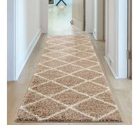 The Rugs Myshaggy Collection Rugs Diamond Design In Beige 383 Bi