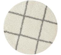The Rugs Myshaggy Collection Rugs Diamond Design In Ivory 383 Ig