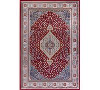 THE RUGS Orient Low Pile Rug Medallion Design Synthetic Fibre 8mm Pile | Size: 160 cm x 235 cm THE RUGS Multicolor 160 cm x 235 cm