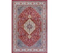 THE RUGS Orient Low Pile Rug Medallion Design Synthetic Fibre 8mm Pile | Size: 200 cm x 280 cm THE RUGS Multicolor 200 cm x 280 cm