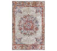 The Rugs Orient Maderno Medallion Polypropylene Rug 0.8 Cm Pile Durable In Cream