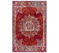 The Rugs Orient Maderno Medallion Rug Polypropylene 0.8Cm Pile Vacuum Safe In Red