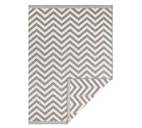 The Rugs Palma Indoor Outdoor Reversible Rug Durable Soft For Living Room In Grey