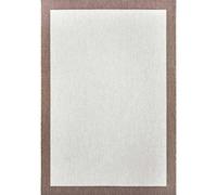 The Rugs Panama Reversible Indoor Outdoor Rug Flatweave Weatherproof Bordered In Brown Brown
