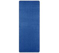 THE RUGS Plain Design Rug - Durable Polypropylene, Soft Fleece Backing in Blue | Size: 133 cm diameter THE RUGS Blue 133 cm diameter