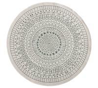 The Rugs Porto Reversible Indoor Outdoor Rug Flatweave Polypropylene Design In Green Green 240cm diameter