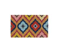 The Rugs Printed Bright Ikat Coir Doormat 45x75 cm