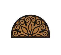 The Rugs Printed Scroll Coir Doormat 45x75 cm
