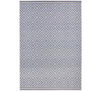 The Rugs Raute Diamond Rug Indoor Outdoor Polypropylene Weatherproof Durable In Blue